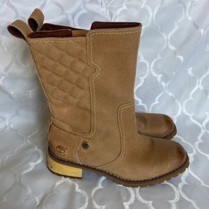 LIKE NEW Timberland Waterproof Quilted Leather Boots